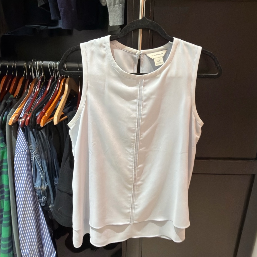 Club Monaco Powder Blue Flowy Tank | Size M